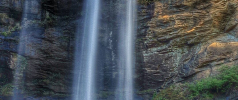 Practicing Long-Exposure Shots at Toccoa Falls